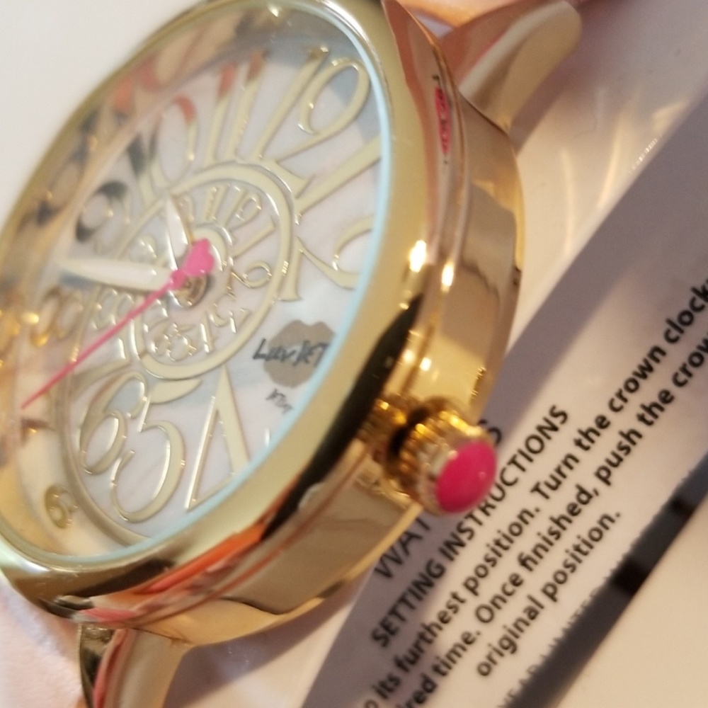 Flash sale Betsey Johnson watch and earring set - Picture 3 of 6